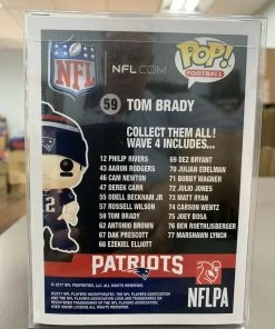 Funko POP! NFL TOM BRADY Patriots Figure #59 W/ Protector 8 Funko POP! NFL TOM BRADY Patriots Figure #59 W/ Protector