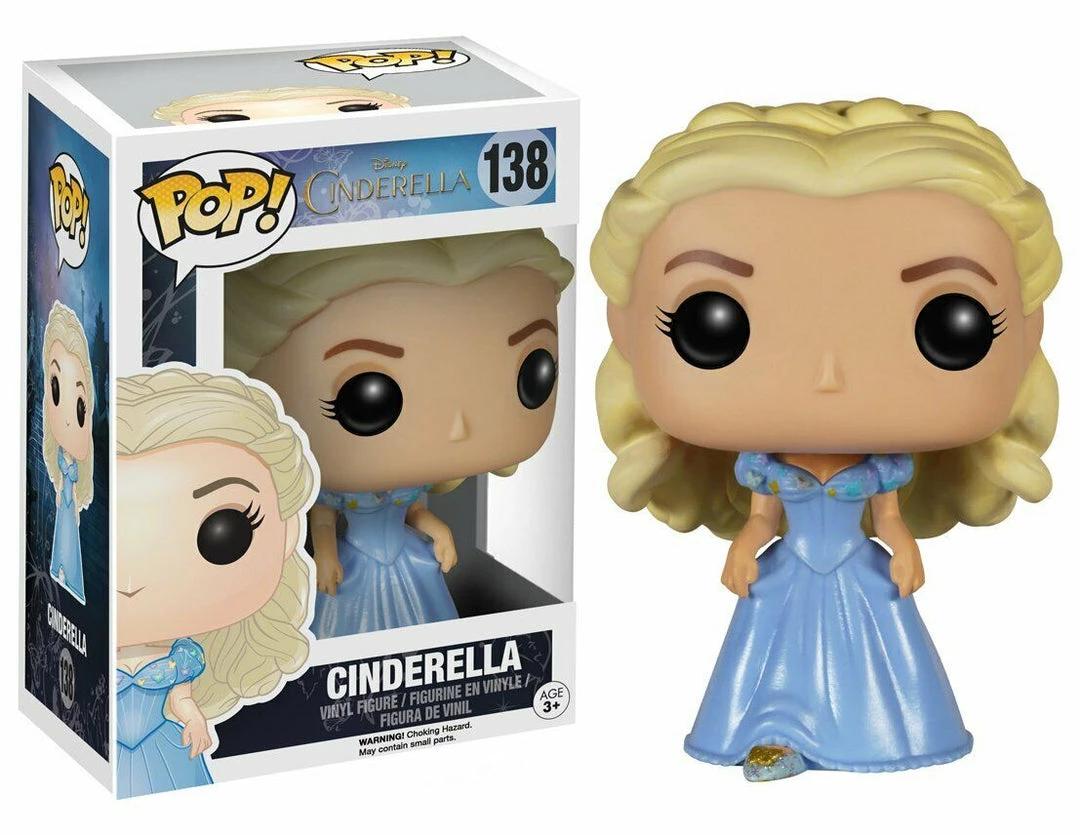 Funko POP! Disney CINDERELLA Figure #138 DAMAGE BOX 3 Funko POP! Disney CINDERELLA Figure #138 DAMAGE BOX