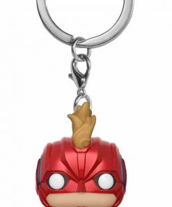 Funko Pop Keychain Marvel Captain Marvel Masked Vinyl Figure