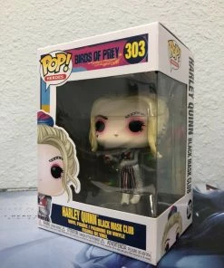 Funko POP! Heroes HARLEY QUINN Black Mask Club Figure #303 W/ Protector 8 Funko POP! Heroes HARLEY QUINN Black Mask Club Figure #303 W/ Protector