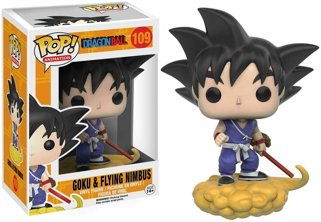 Funko POP Anime: Dragonball Z - Goku & Nimbus Action Figure W/ Protector Action Figures 3 Funko POP Anime: Dragonball Z - Goku & Nimbus Action Figure W/ Protector Action Figures