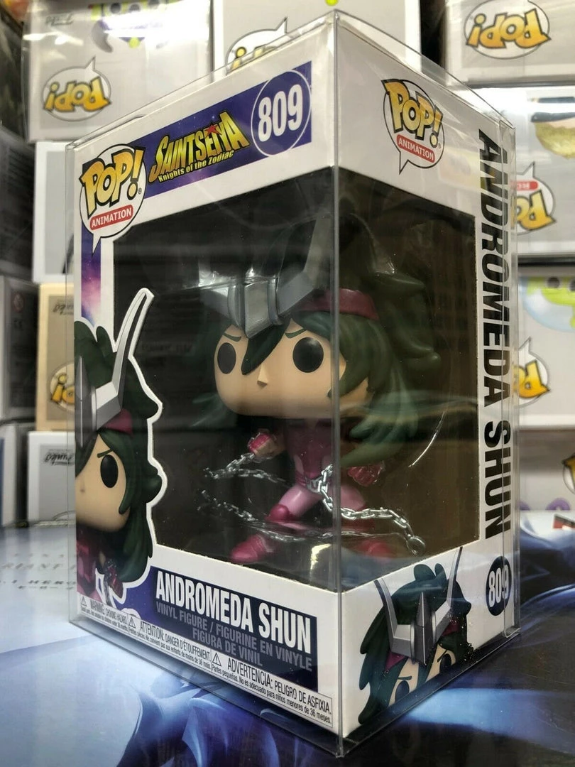 Funko POP! Saint Seiya: Knights Of The Zodiac ANDROMEDA SHUN #809 W/ Protector 4 Funko POP! Saint Seiya: Knights Of The Zodiac ANDROMEDA SHUN #809 W/ Protector