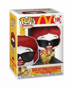FUNKO POP! AD ICONS McDonalds- Rock Out Ronald Figure W/ Protector IN STOCK