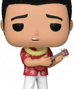 Funko Pop Rocks: Elvis Presley - Elvis Blue Hawaii Figure #40139 W/ Protector