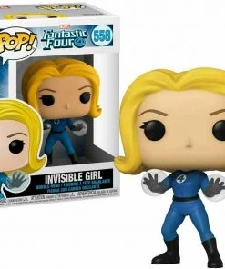 Funko POP! Marvel: Fantastic Four INVISIBLE GIRL Figure ##558 W/ Protector