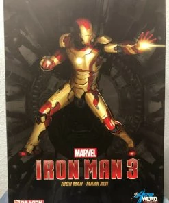 DRAGON MODELS Iron Man 3 IRON MAN Mark 42 Action Hero Vignette Marvel