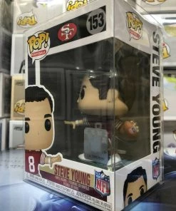 Funko POP! NFL San Francisco 49ers STEVE YOUNG Super Bowl #153 W/ Protector