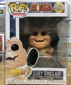 Funko POP! Television: Dinosaurs BABY SINCLAIR Figure #961 W/ Protector