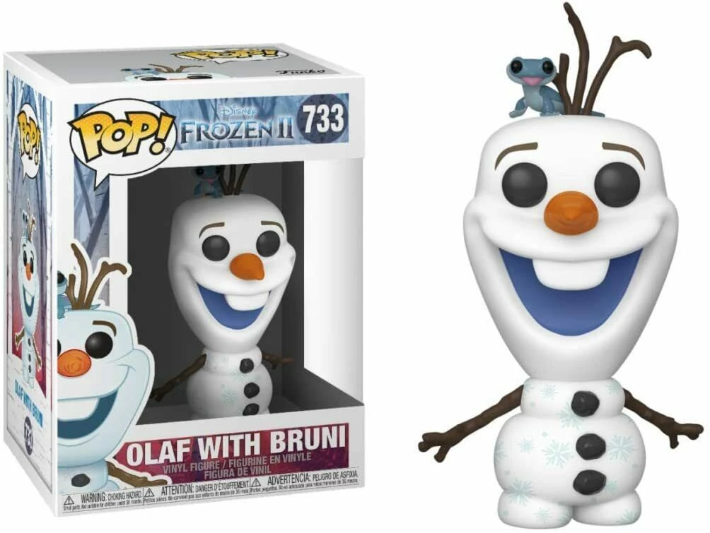 Funko POP! Disney: Frozen 2 OLAF With BRUNI Figure #733 DAMAGE BOX 4 Funko POP! Disney: Frozen 2 OLAF With BRUNI Figure #733 DAMAGE BOX