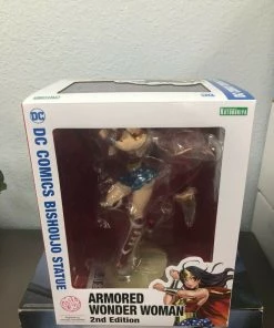 Toystops DC Comics ARMORED WONDER WOMAN 2nd Edition Bishoujo Statue By Kotobukiya Figures & Bishoujo Statues