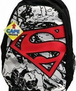 DC Superman Black And White Cape Backpack