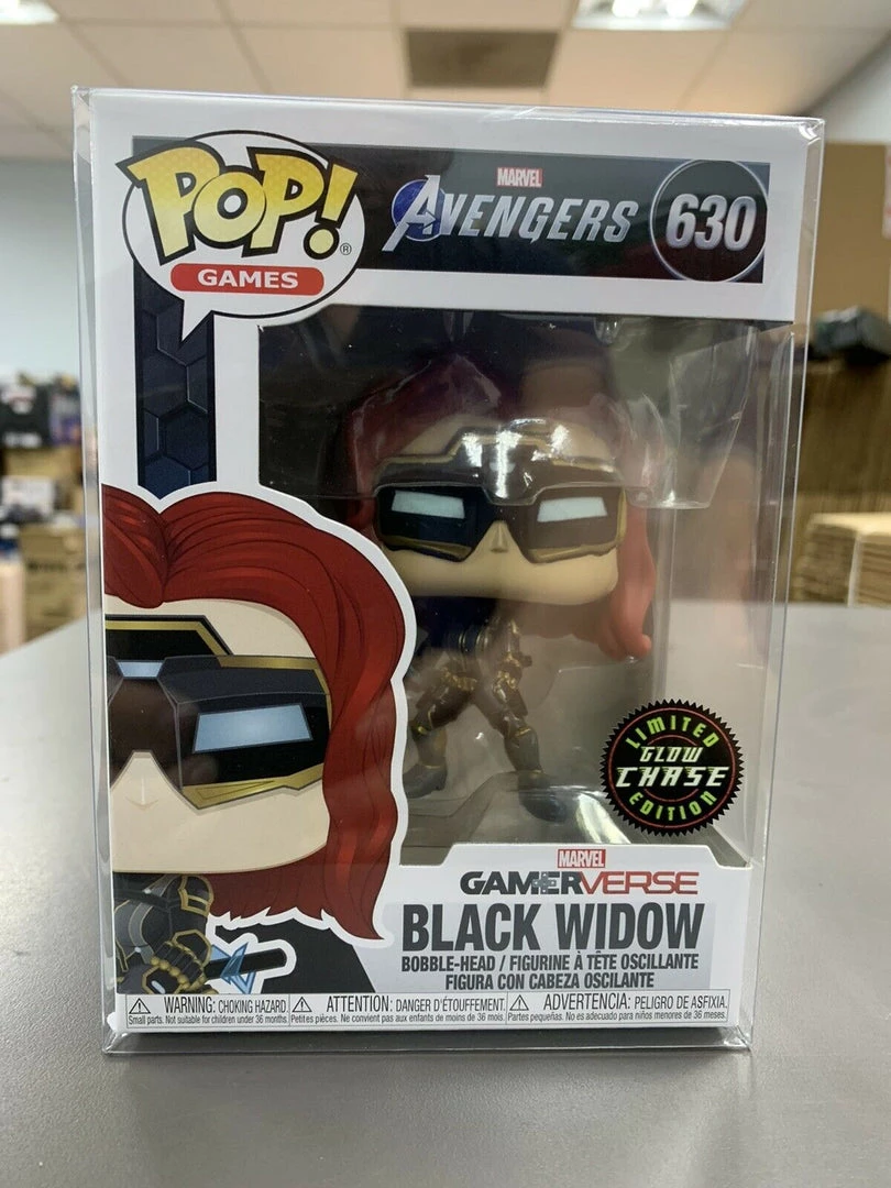 Funko Pop Avengers Games Gamerverse Black Widow GITD Glow Chase W/ Protector 3 Funko Pop Avengers Games Gamerverse Black Widow GITD Glow Chase W/ Protector
