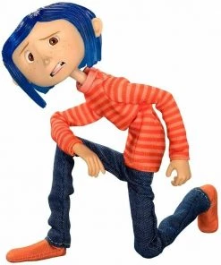 Coraline – Articulated Figure – Coraline In Striped Shirt And Jeans - NECA