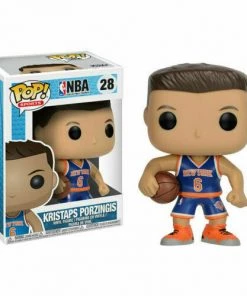 Funko POP! NBA New York Knicks KRISTAPS PORZINGIS Figure #28 DAMAGE BOX