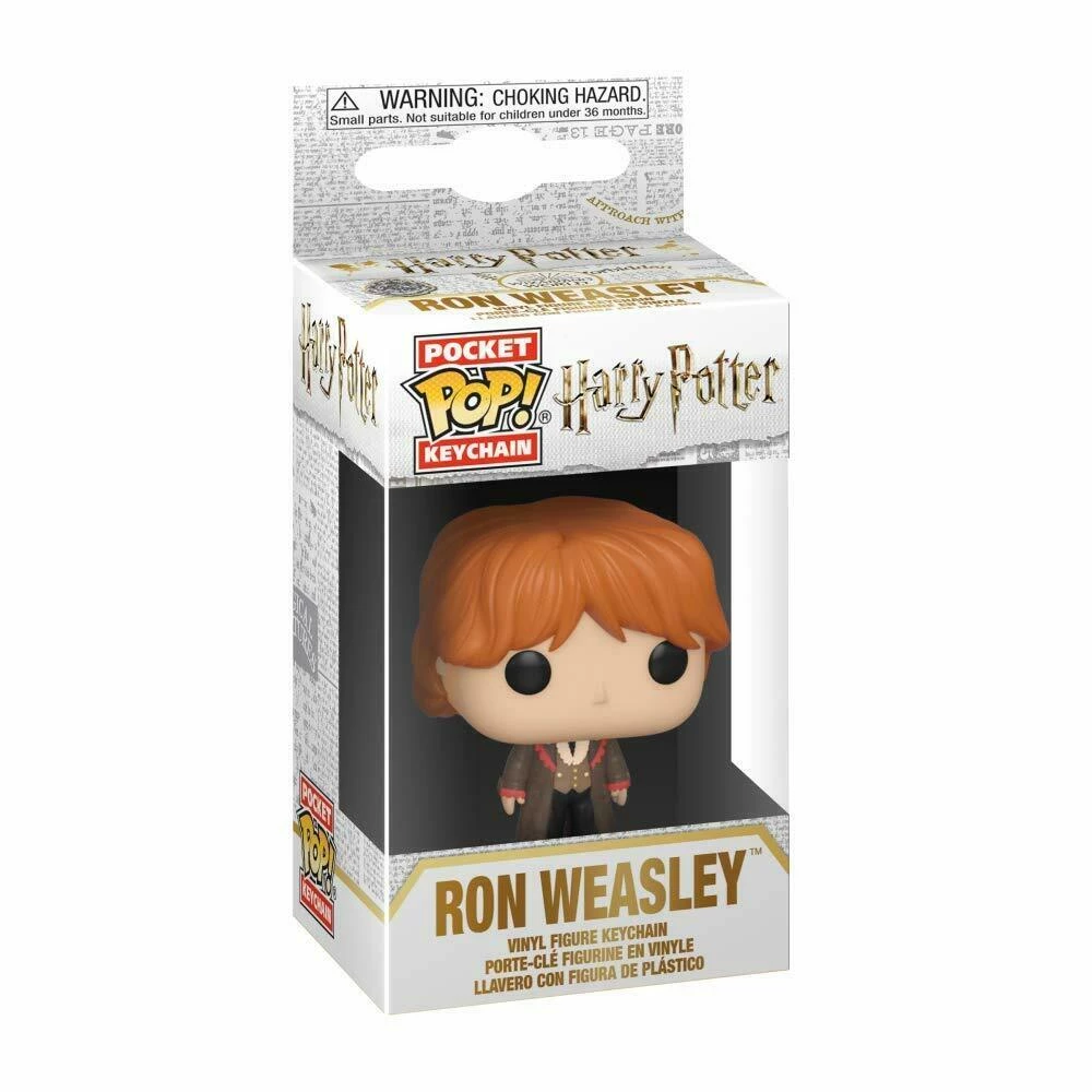 Funko Harry Potter--Harry Potter - Ron Weasley Yule Pocket Pop! Keychain 3 Funko Harry Potter--Harry Potter - Ron Weasley Yule Pocket Pop! Keychain