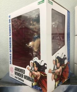 Toystops DC Comics ARMORED WONDER WOMAN 2nd Edition Bishoujo Statue By Kotobukiya Figures & Bishoujo Statues
