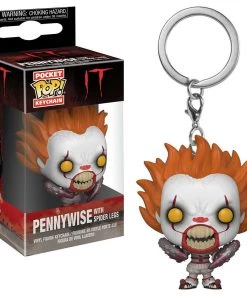 Funko Keychains IT Pennywise With Spider Legs Pocket Pop! Keychain Vinyl Figure