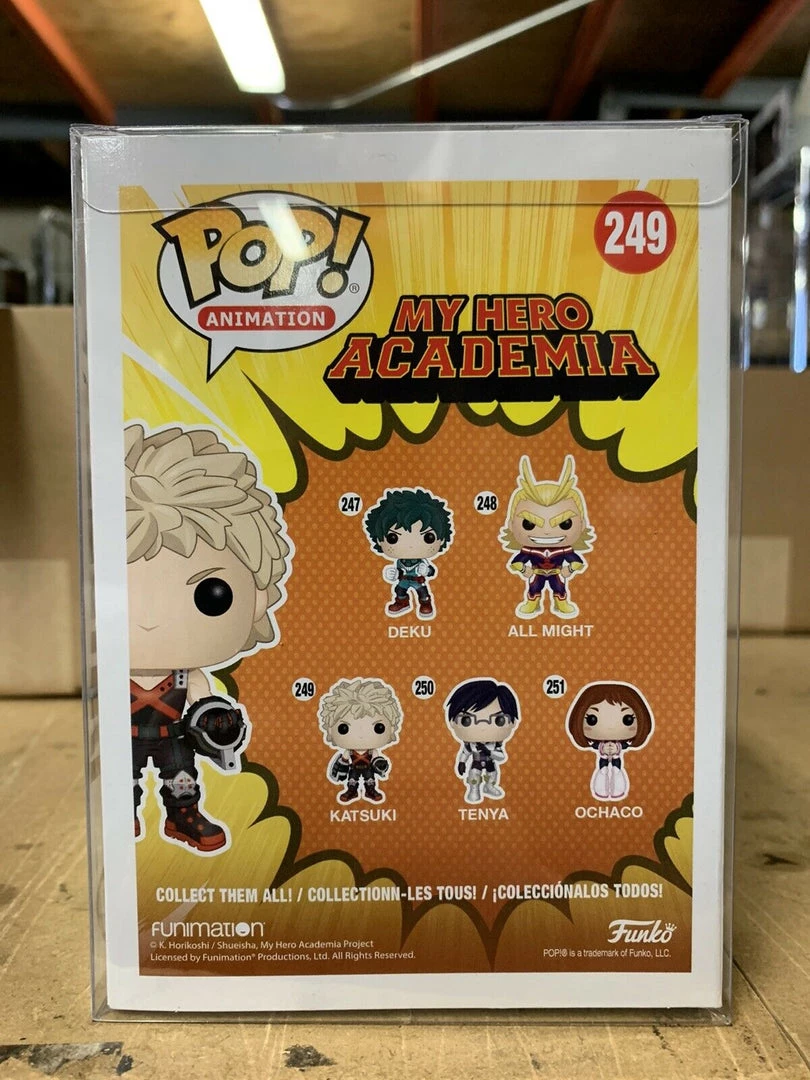 Funko POP! Animation: My Hero Academia KATSUKI Figure #249 W/ Protector 4 Funko POP! Animation: My Hero Academia KATSUKI Figure #249 W/ Protector