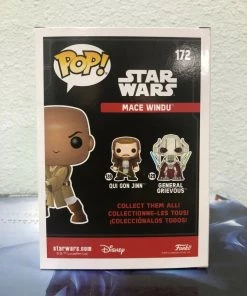 Funko POP! Star Wars MACE WINDU Special Edition Figure #172 W/ Protector