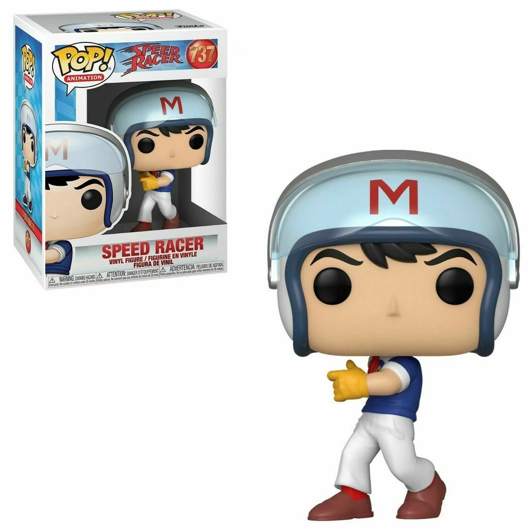 Funko POP! Anime: SPEED RACER In Helmet Figure #737 MINOR DAMAGE BOX 3 Funko POP! Anime: SPEED RACER In Helmet Figure #737 MINOR DAMAGE BOX