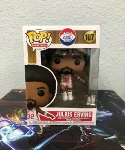 Funko POP! NBA Nets JULIUS ERVING Home Figure #107 W/ Protector IN STOCK