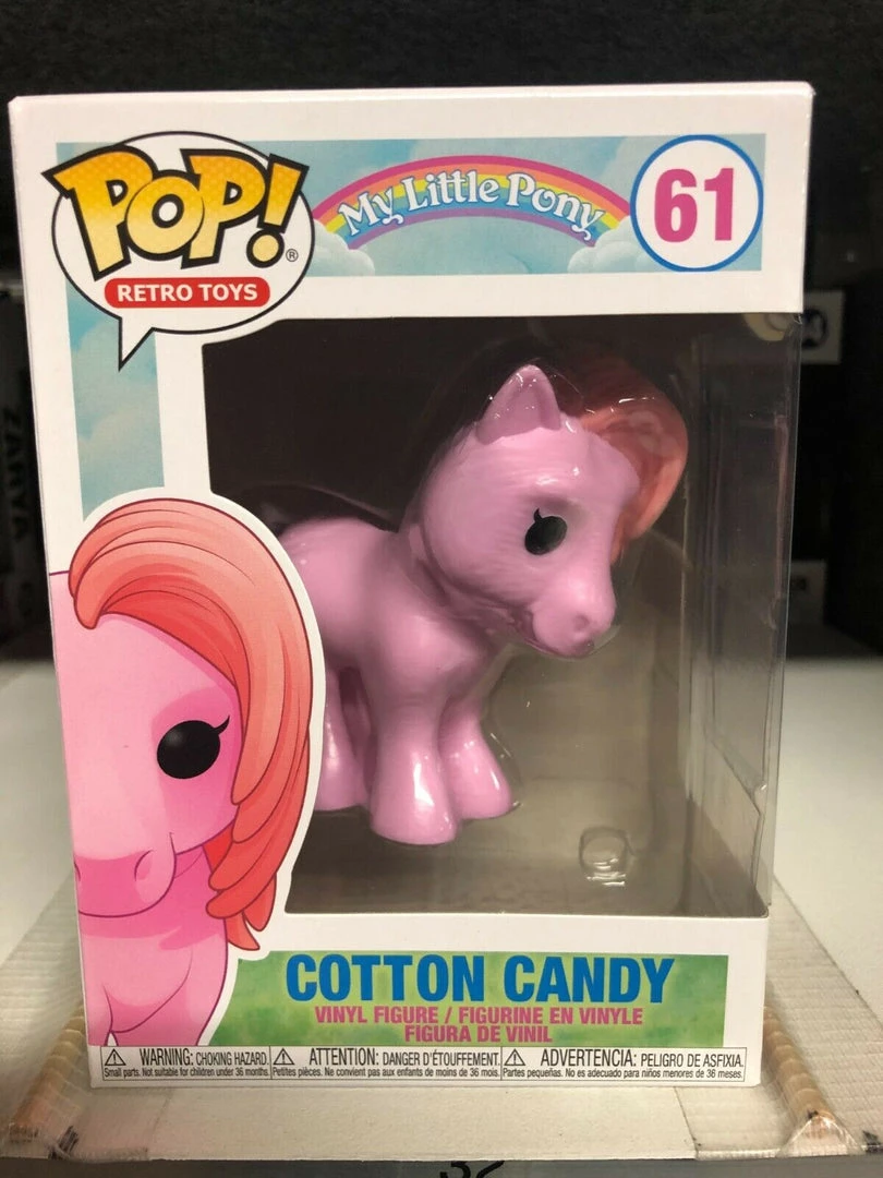Funko POP! Retro Toys: My Little Pony COTTON CANDY Figure #61 W/ Protector 3 Funko POP! Retro Toys: My Little Pony COTTON CANDY Figure #61 W/ Protector