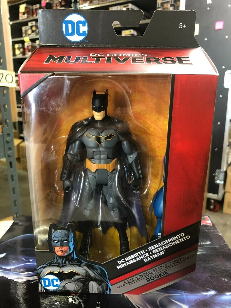 Action Figures Mattel DC Multiverse BATMAN DC Rebirth 6" Action Figure 3 Action Figures Mattel DC Multiverse BATMAN DC Rebirth 6" Action Figure