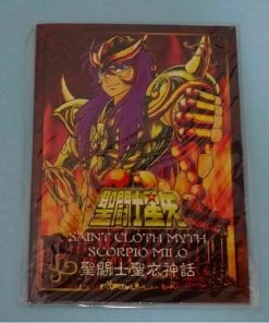 Toystops Bandai Saint Seiya Cloth Myth Gold Of Scorpio Milo Metal Plate Original Version