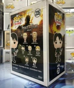 Funko POP! Animation: Attack On Titan LEVI Figure #235 W/ Protector