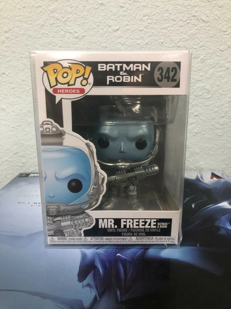 Funko POP! Heroes: Batman & Robin Mr. FREEZE Figure #342 W/Protector 3 Funko POP! Heroes: Batman & Robin Mr. FREEZE Figure #342 W/Protector