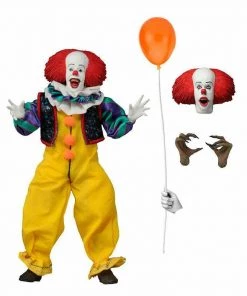 NECA Retro Clothed Action Figures - IT 1990 Movie - 8" Pennywise IN STOCK