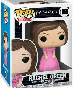 Funko POP! TV: Friends RACHEL GREEN In Pink Dress Figure #1065 W/ Protector