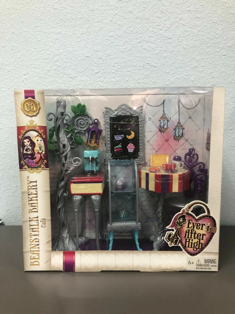 Mattel Dolls Ever After High Beanstalk Bakery Cafe Set DAMAGE BOX 3 Mattel Dolls Ever After High Beanstalk Bakery Cafe Set DAMAGE BOX