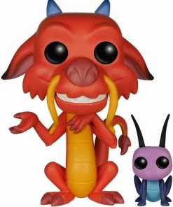 Funko POP! Disney: Mulan MUSHU & CRICKET Figure #167 W/ Protector