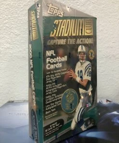 Toystops 2000 TOPPS Stadium Club NFL Football Cards Hobby HTA JUMBO BOX NEW/SEALED Collectible Cards