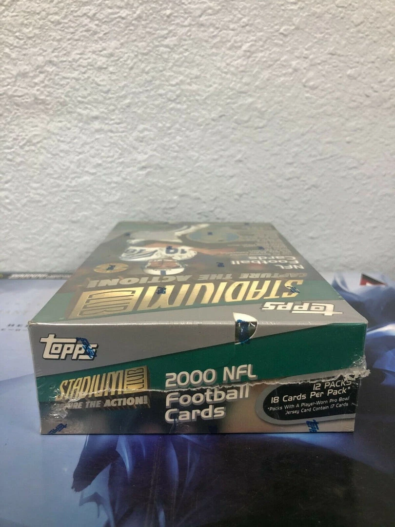 Toystops 2000 TOPPS Stadium Club NFL Football Cards Hobby HTA JUMBO BOX NEW/SEALED Collectible Cards 9 Toystops 2000 TOPPS Stadium Club NFL Football Cards Hobby HTA JUMBO BOX NEW/SEALED Collectible Cards