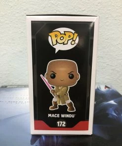 Funko POP! Star Wars MACE WINDU Special Edition Figure #172 W/ Protector