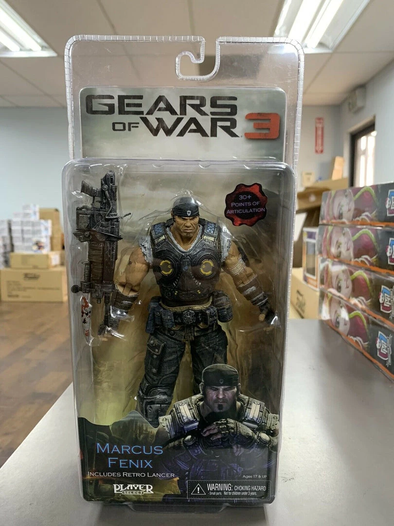 Action Figures NECA Gears Of War 3 Series 1 MARCUS FENIX 7" Action Figure 3 Action Figures NECA Gears Of War 3 Series 1 MARCUS FENIX 7" Action Figure