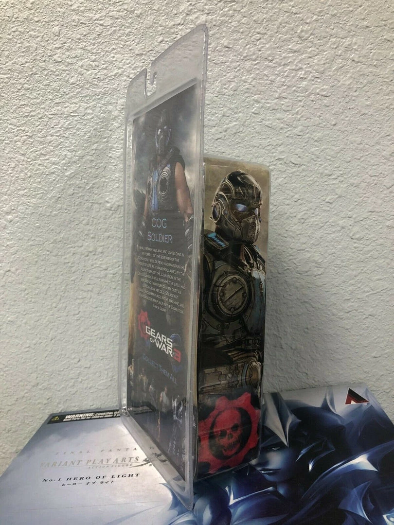 Action Figures NECA Gears Of War 3 COG SOLDIER W/ Retro Lancer 7" Action Figure 6 Action Figures NECA Gears Of War 3 COG SOLDIER W/ Retro Lancer 7" Action Figure