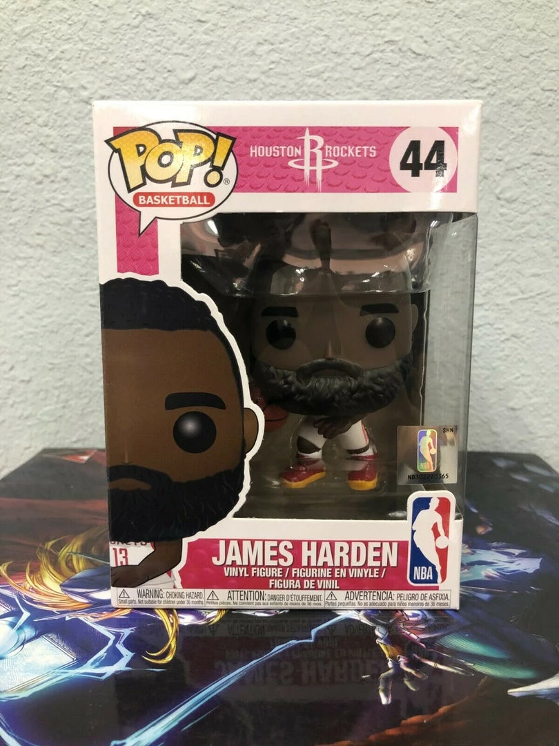 Funko POP! NBA Houston Rockets JAMES HARDEN Figure #44 W/ Protector 3 Funko POP! NBA Houston Rockets JAMES HARDEN Figure #44 W/ Protector
