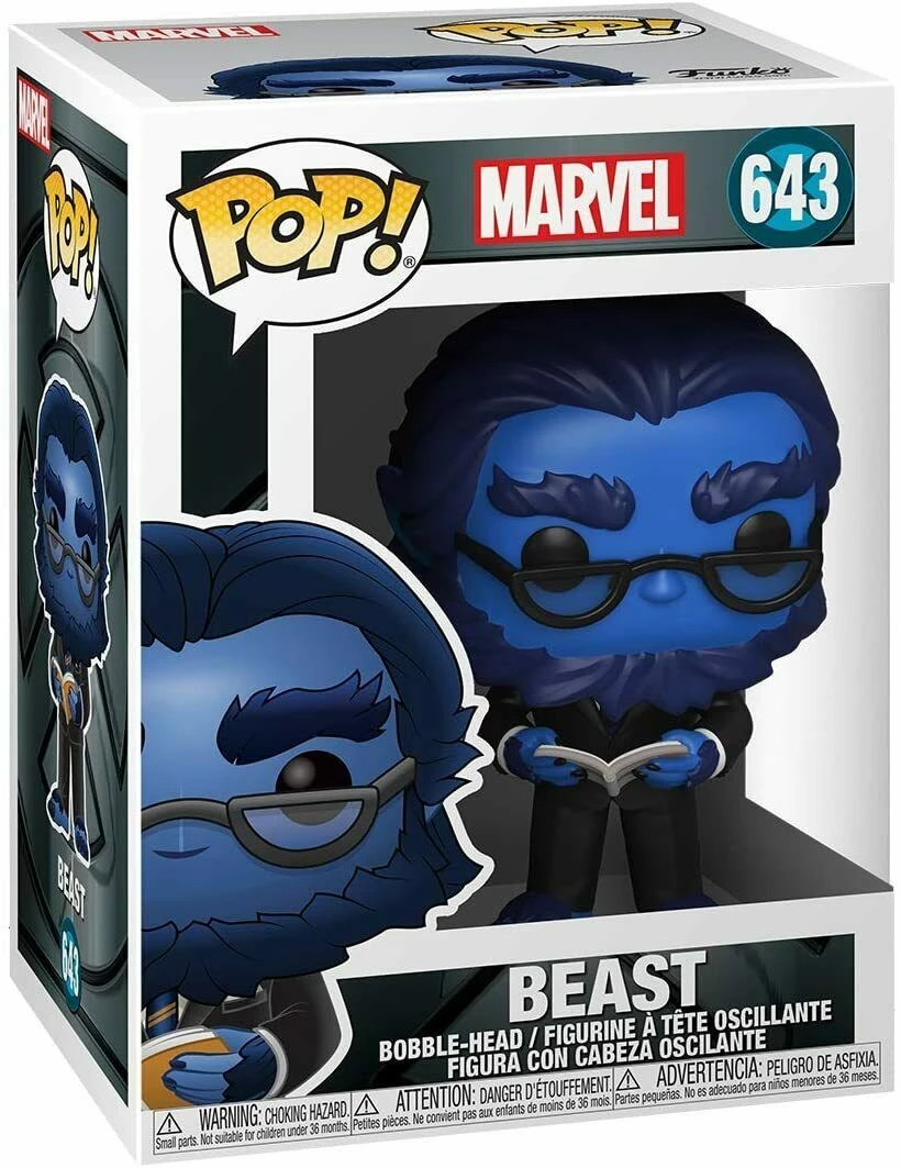 Funko POP! X-Men 20th Anniversary THE BEAST Figure #643 W/ Protector 3 Funko POP! X-Men 20th Anniversary THE BEAST Figure #643 W/ Protector