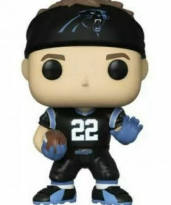 Toystops Funko POP! NFL Carolina Panthers CHRISTIAN McCAFFREY Figure #128 W/ Protector