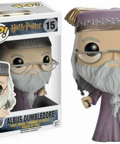 Funko Pop! Movies Harry Potter Dumbledore With Wand Figure W/ Protector