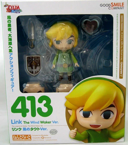 Good Smile Company The Legend Of Zelda: The Wind Waker LINK Nendoroid Figure 413 3 Good Smile Company The Legend Of Zelda: The Wind Waker LINK Nendoroid Figure 413