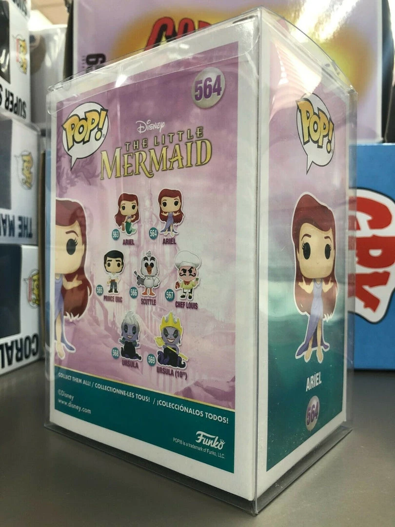 Funko POP! Disney: The Little Mermaid ARIEL Figure #564 W/ Protector 6 Funko POP! Disney: The Little Mermaid ARIEL Figure #564 W/ Protector