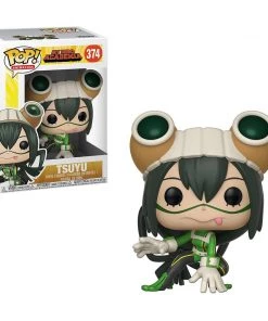 Funko POP! Animation: My Hero Academia TSUYU Figure #374 W/ Protector