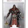 NECA Assassins Creed 7 Inch Brotherhood EZIO Hooded Action Figure Ebony Action Figures