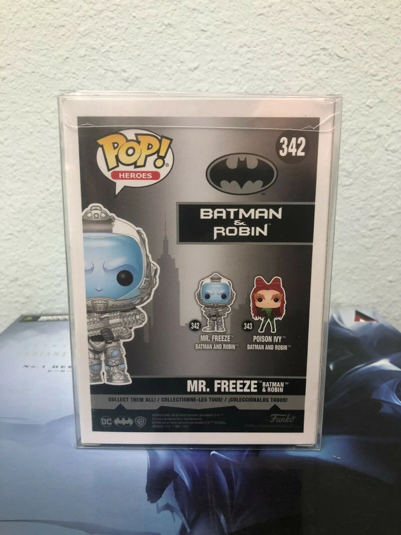 Funko POP! Heroes: Batman & Robin Mr. FREEZE Figure #342 W/Protector 4 Funko POP! Heroes: Batman & Robin Mr. FREEZE Figure #342 W/Protector