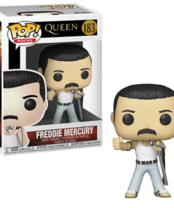 Unbranded New Funko POP! Rocks: Queen FREDDY MERCURY Radio Gaga Figure #183 DAMAGE BOX