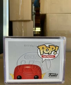 Funko Pop! DC - The Flash (Metallic) CHASE #10 Figure W/ POP Stack MINT